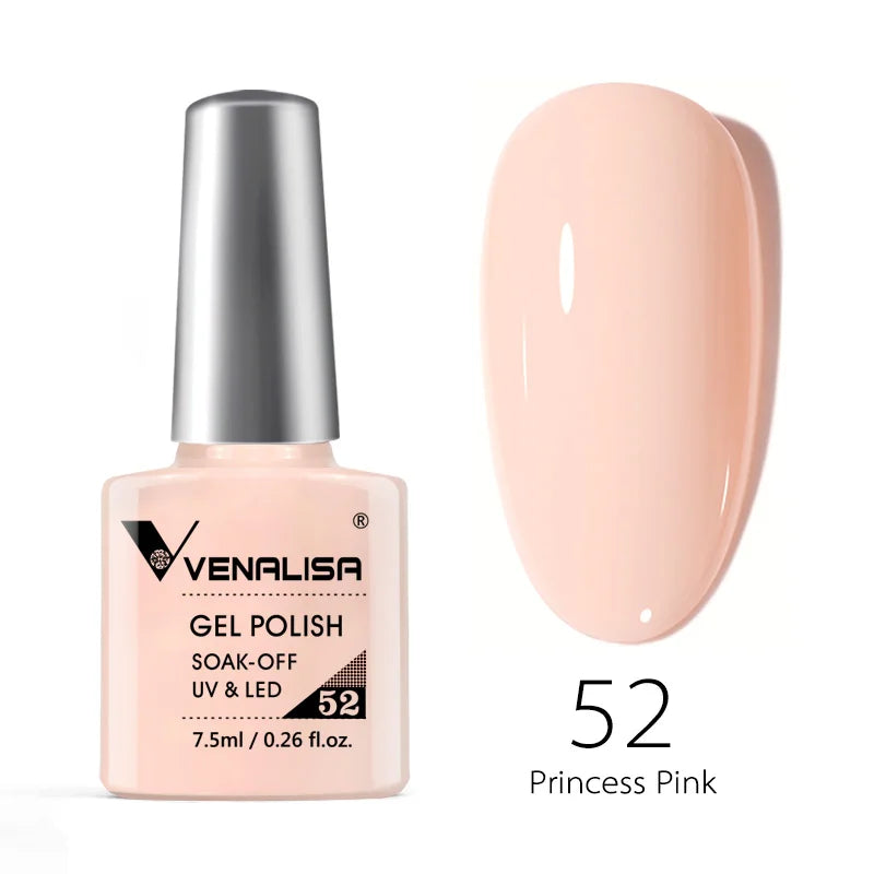 Venalisa Fashion Bling 7.5ml Nude Color Series Soak Off UV LED Nail Gel Polish Cosmetics Nail Manicure Gel Polish Nail Varnish