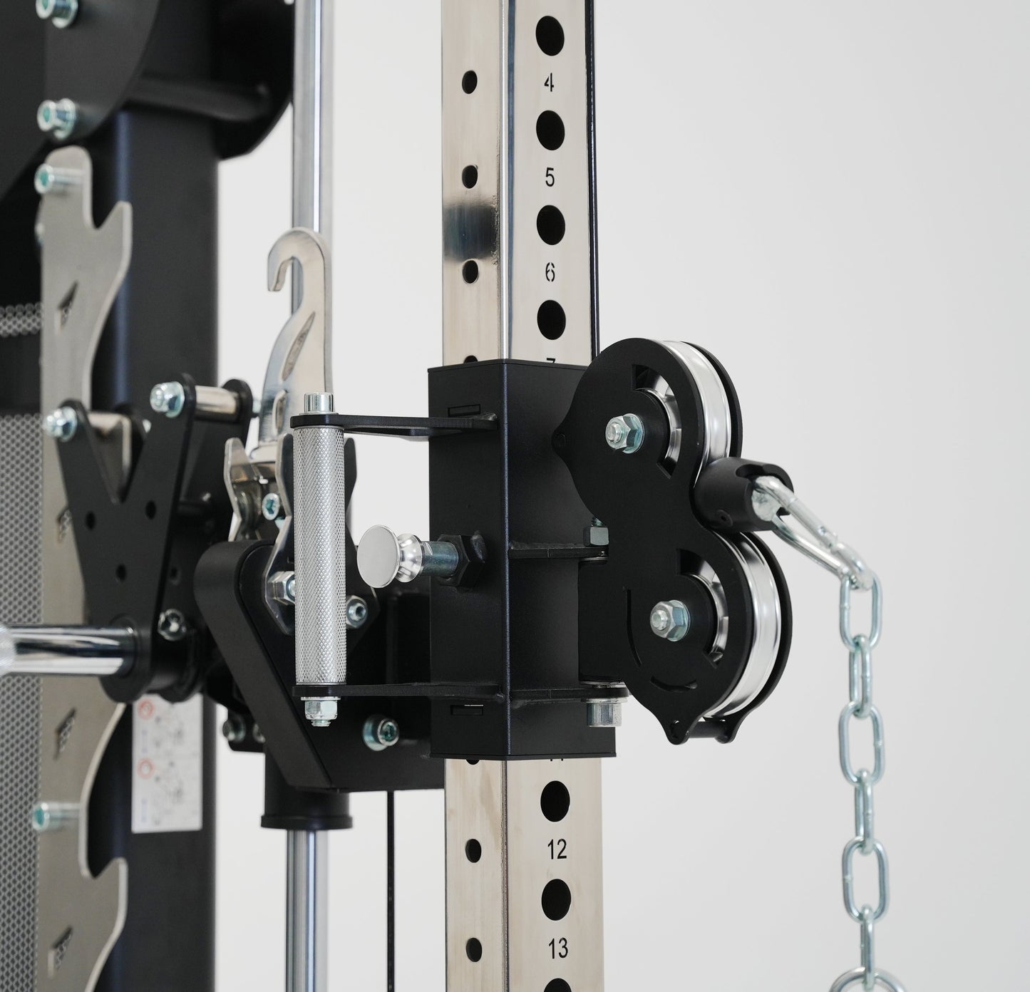 Jacked up Power Rack EVOLUTION All-Inclusive Functional Trainer Cable Crossover Cage Home Gym W/ Smith Machine