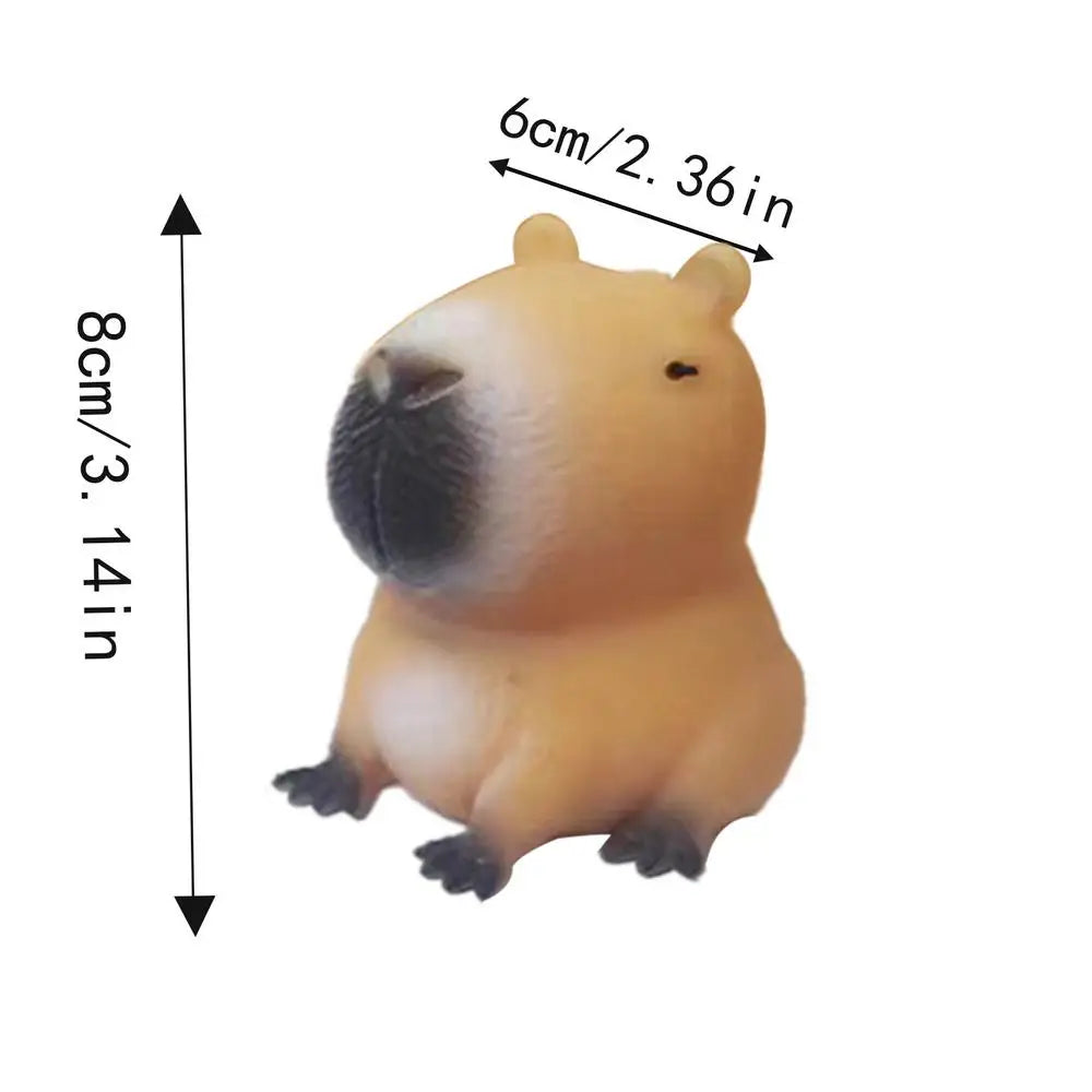 Cute Cartoon Capybara Squeeze Toy Stress Relief Funny Animal Squeeze Toy Capybara Shape Pinch Toys Relax Gifts