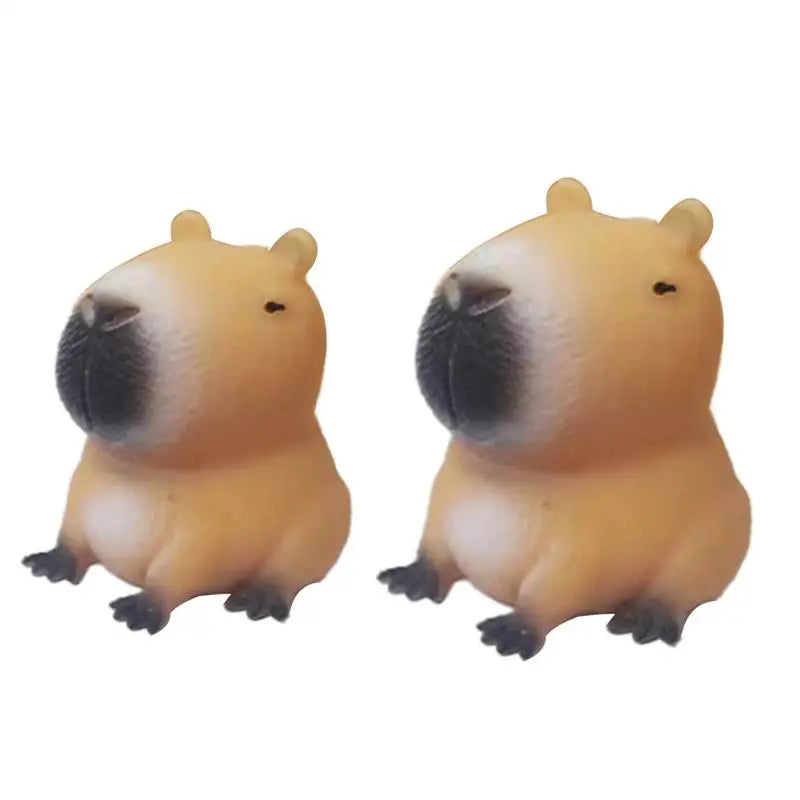 Cute Cartoon Capybara Squeeze Toy Stress Relief Funny Animal Squeeze Toy Capybara Shape Pinch Toys Relax Gifts