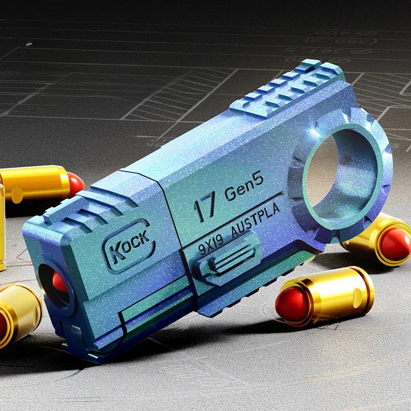 Fidget Roller Pistol Guns Eject Stress Relief Toy Edc Stan Gun Best Spinner Mechanical Pushing Sensory Cool Stuff Lure Adults