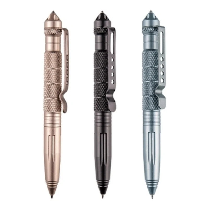 1/8Pcs Tool Pens Multi-functional Pen Tactical Tungsten Steel Rotating Unisex Pen Window Glass Metal Ballpoint Multifunctional