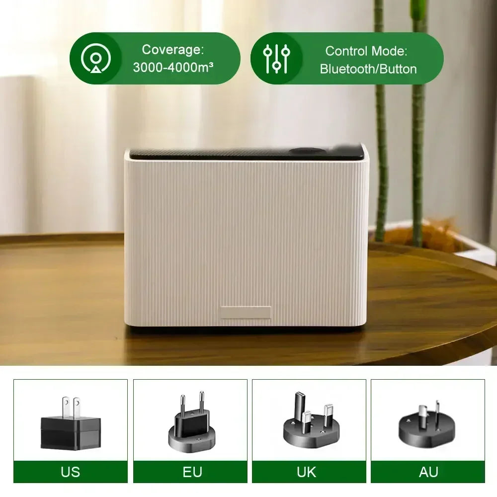 NAMSTE 4000m³ Electric Smart Aroma Diffuser Bluetooth Fragrance diffuser Essential Oils For Home Hotel Spa HVAC Air Freshener