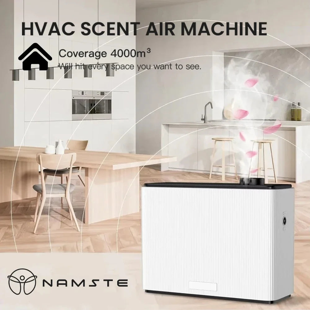 NAMSTE 4000m³ Electric Smart Aroma Diffuser Bluetooth Fragrance diffuser Essential Oils For Home Hotel Spa HVAC Air Freshener