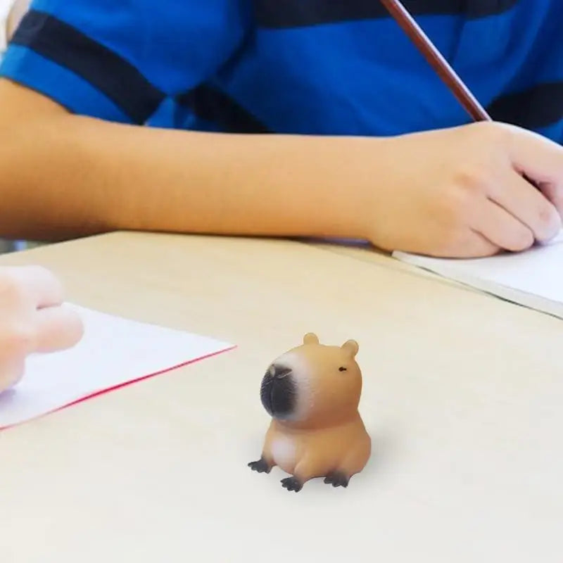 Cute Cartoon Capybara Squeeze Toy Stress Relief Funny Animal Squeeze Toy Capybara Shape Pinch Toys Relax Gifts