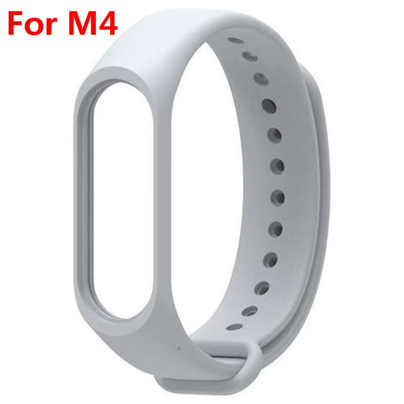 For Xiaomi Mi Band 3 4 Sport Strap Watch Silicone Wrist Strap for Xiaomi Mi Band 3 4 Bracelet Miband 4 3 Strap Smart Bracelet