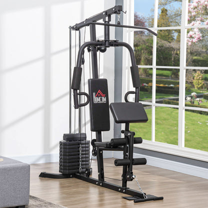 Multifunction Home Gym Machine with 45Kg Weight Stack, for Full Body Workout