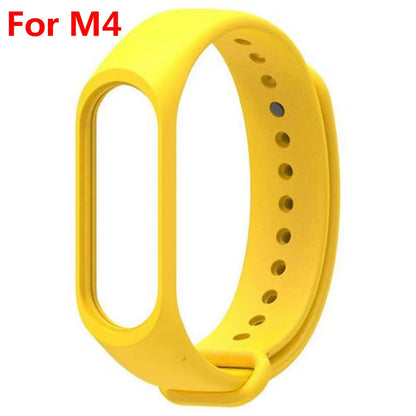 For Xiaomi Mi Band 3 4 Sport Strap Watch Silicone Wrist Strap for Xiaomi Mi Band 3 4 Bracelet Miband 4 3 Strap Smart Bracelet