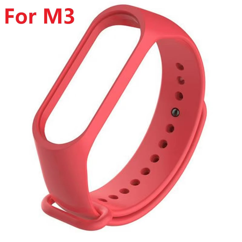 For Xiaomi Mi Band 3 4 Sport Strap Watch Silicone Wrist Strap for Xiaomi Mi Band 3 4 Bracelet Miband 4 3 Strap Smart Bracelet