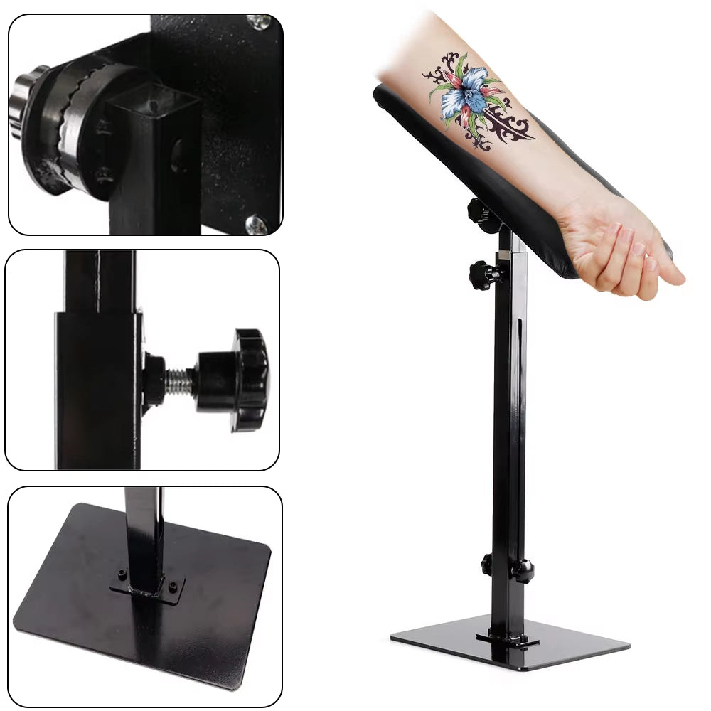 68-100Cm Professional Tattoo Tripod Stand Armrest Stable Arm Leg Rest Stand Portable Adjustable Chair for Tattoo Salon Art Tool