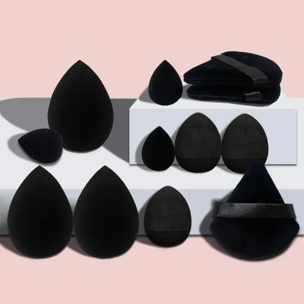 12Pcs Makeup Sponge Blender Beauty Egg Soft Cosmetic Puff Foundation Sponges Powder Puff Women Make up Accessories Beauty Tools