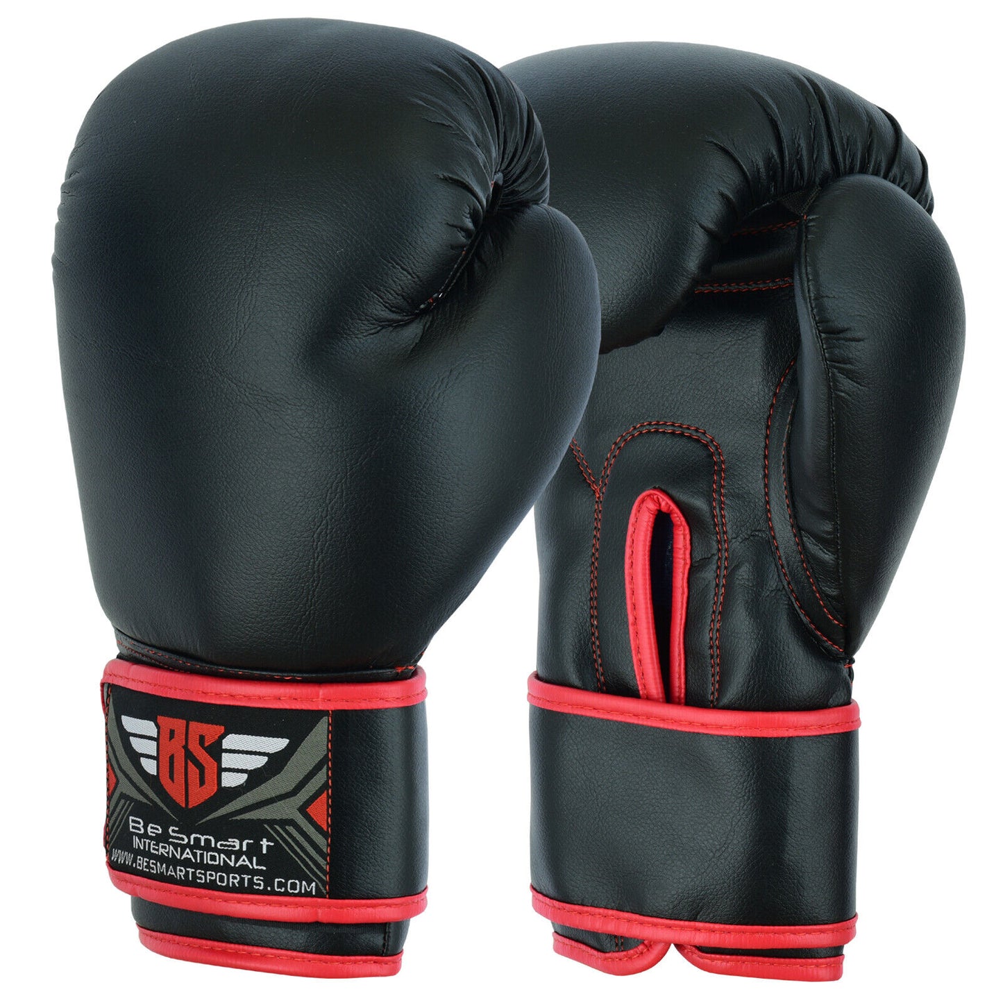 Maya Leather Boxing Gloves Muay Thai Punch Bag Sparring MMA Training Kickboxing