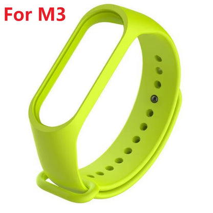 For Xiaomi Mi Band 3 4 Sport Strap Watch Silicone Wrist Strap for Xiaomi Mi Band 3 4 Bracelet Miband 4 3 Strap Smart Bracelet