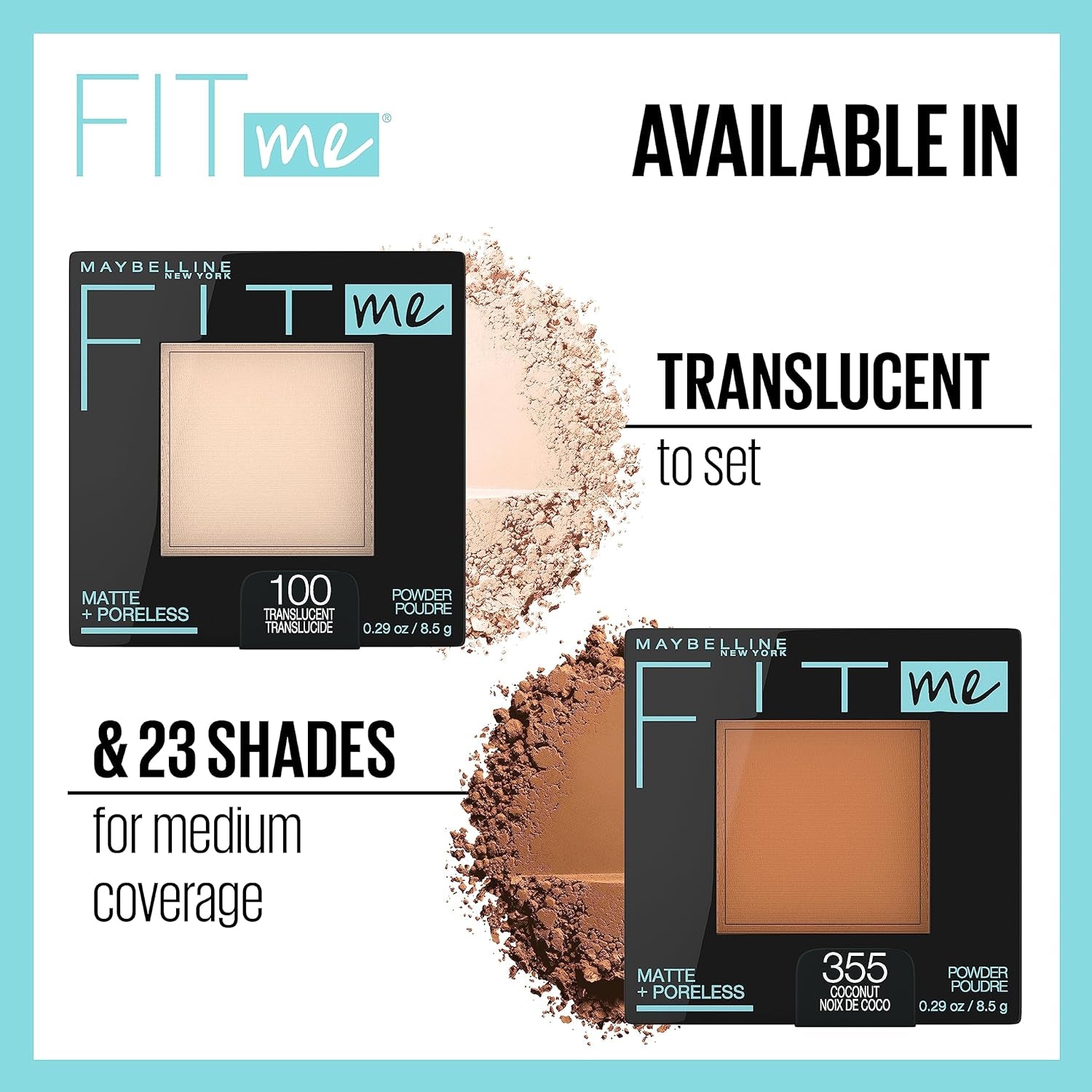 Fit Me Matte + Poreless Powder - Natural Tan 320