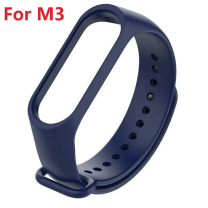 For Xiaomi Mi Band 3 4 Sport Strap Watch Silicone Wrist Strap for Xiaomi Mi Band 3 4 Bracelet Miband 4 3 Strap Smart Bracelet