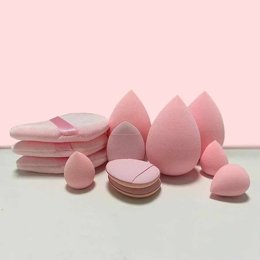 12Pcs Makeup Sponge Blender Beauty Egg Soft Cosmetic Puff Foundation Sponges Powder Puff Women Make up Accessories Beauty Tools