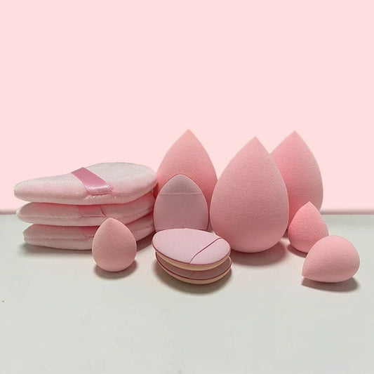 12Pcs Makeup Sponge Blender Beauty Egg Soft Cosmetic Puff Foundation Sponges Powder Puff Women Make up Accessories Beauty Tools