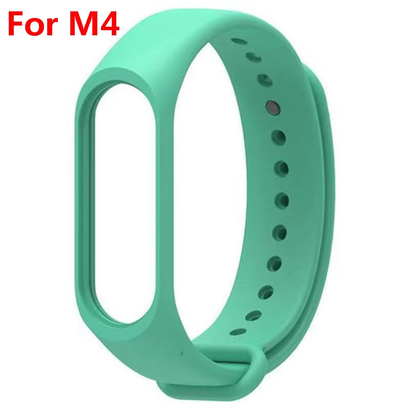 For Xiaomi Mi Band 3 4 Sport Strap Watch Silicone Wrist Strap for Xiaomi Mi Band 3 4 Bracelet Miband 4 3 Strap Smart Bracelet