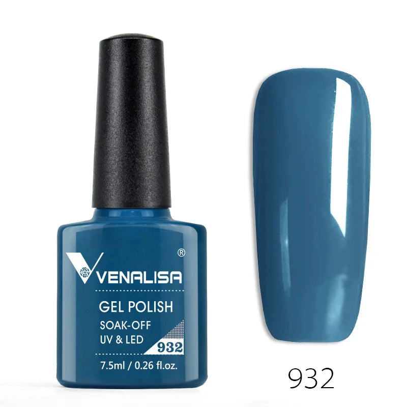 Venalisa Fashion Bling 7.5ml Nude Color Series Soak Off UV LED Nail Gel Polish Cosmetics Nail Manicure Gel Polish Nail Varnish