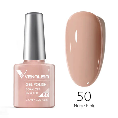 Venalisa Fashion Bling 7.5ml Nude Color Series Soak Off UV LED Nail Gel Polish Cosmetics Nail Manicure Gel Polish Nail Varnish