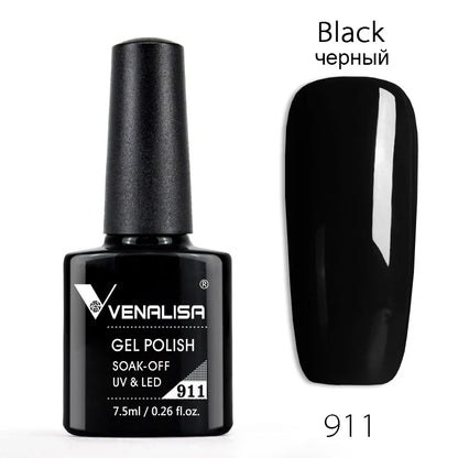 Venalisa Fashion Bling 7.5ml Nude Color Series Soak Off UV LED Nail Gel Polish Cosmetics Nail Manicure Gel Polish Nail Varnish