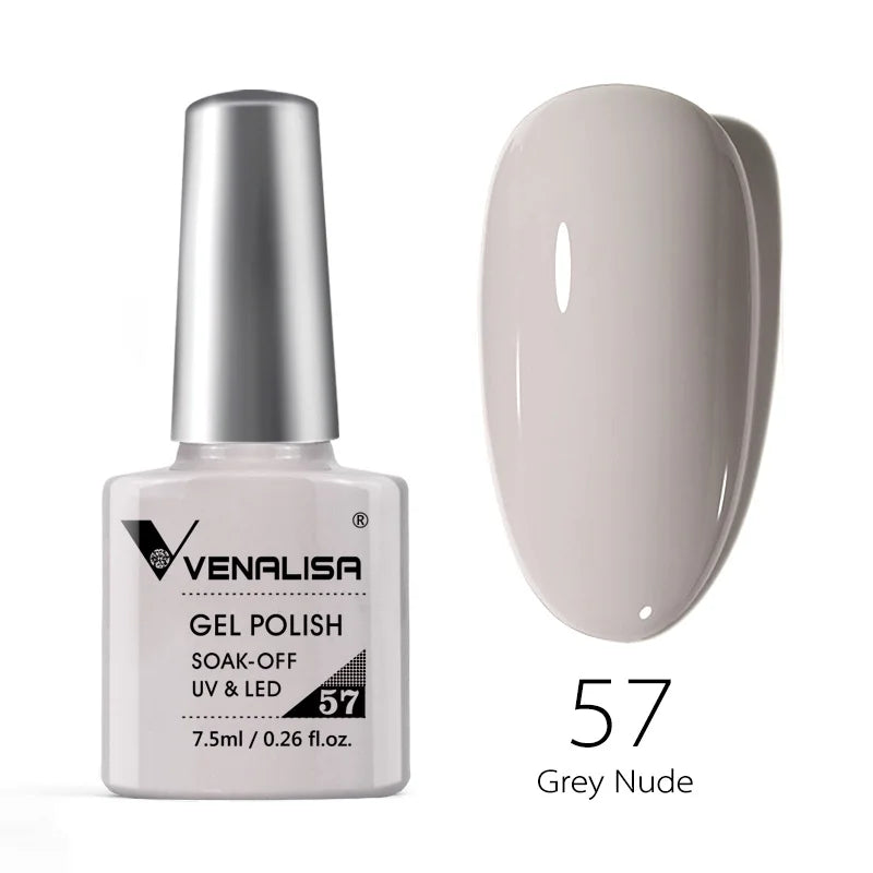 Venalisa Fashion Bling 7.5ml Nude Color Series Soak Off UV LED Nail Gel Polish Cosmetics Nail Manicure Gel Polish Nail Varnish
