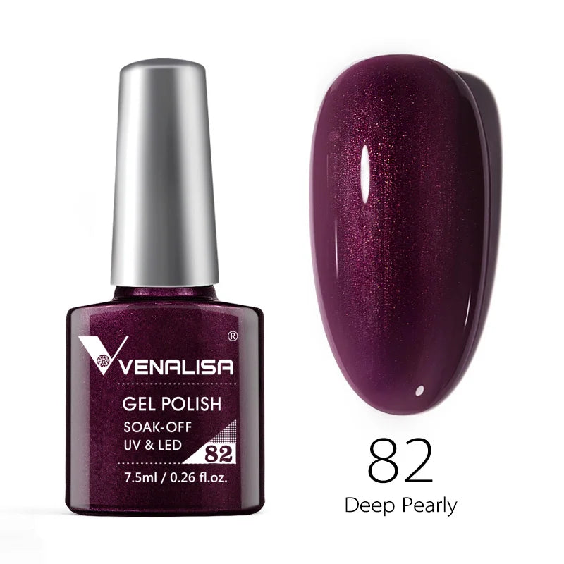 Venalisa Fashion Bling 7.5ml Nude Color Series Soak Off UV LED Nail Gel Polish Cosmetics Nail Manicure Gel Polish Nail Varnish