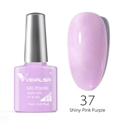 Venalisa Fashion Bling 7.5ml Nude Color Series Soak Off UV LED Nail Gel Polish Cosmetics Nail Manicure Gel Polish Nail Varnish