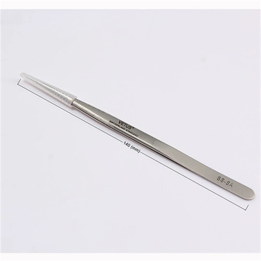 VETUS Stainless Steel Tweezers High Precision Set Eyelash Extension 3d Eyelashes Extensions Vetus Tweezer Tools Pincet