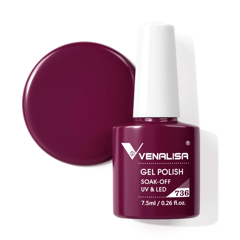 Venalisa Fashion Bling 7.5ml Nude Color Series Soak Off UV LED Nail Gel Polish Cosmetics Nail Manicure Gel Polish Nail Varnish