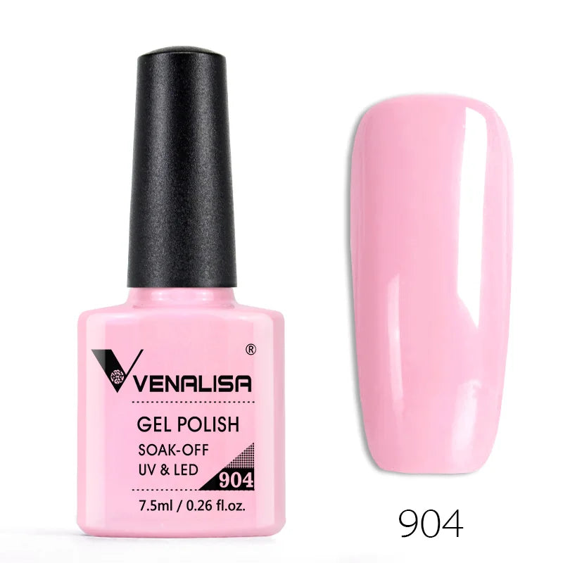 Venalisa Fashion Bling 7.5ml Nude Color Series Soak Off UV LED Nail Gel Polish Cosmetics Nail Manicure Gel Polish Nail Varnish