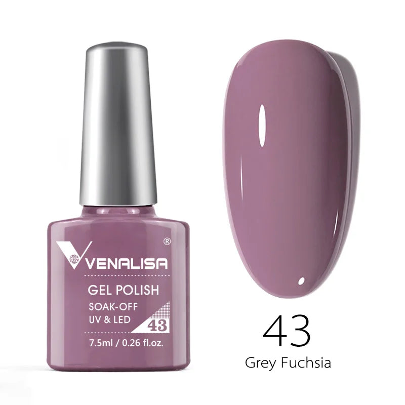 Venalisa Fashion Bling 7.5ml Nude Color Series Soak Off UV LED Nail Gel Polish Cosmetics Nail Manicure Gel Polish Nail Varnish