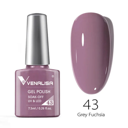 Venalisa Fashion Bling 7.5ml Nude Color Series Soak Off UV LED Nail Gel Polish Cosmetics Nail Manicure Gel Polish Nail Varnish