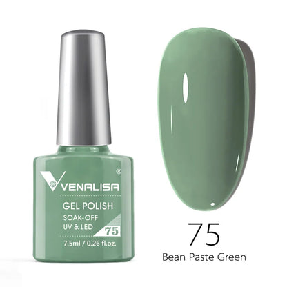 Venalisa Fashion Bling 7.5ml Nude Color Series Soak Off UV LED Nail Gel Polish Cosmetics Nail Manicure Gel Polish Nail Varnish