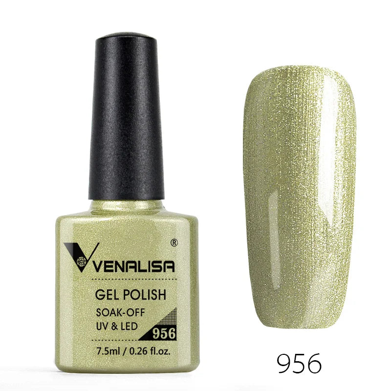 Venalisa Fashion Bling 7.5ml Nude Color Series Soak Off UV LED Nail Gel Polish Cosmetics Nail Manicure Gel Polish Nail Varnish