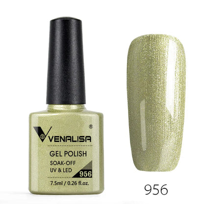 Venalisa Fashion Bling 7.5ml Nude Color Series Soak Off UV LED Nail Gel Polish Cosmetics Nail Manicure Gel Polish Nail Varnish