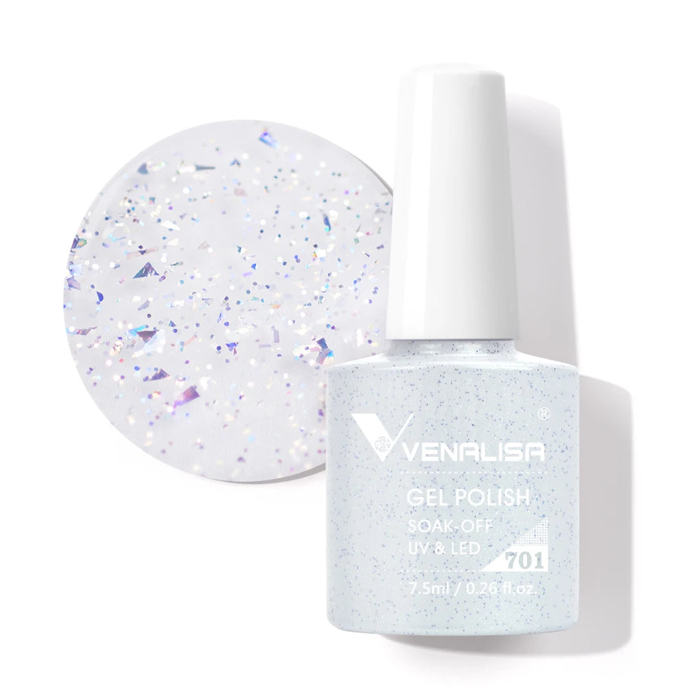 Venalisa Fashion Bling 7.5ml Nude Color Series Soak Off UV LED Nail Gel Polish Cosmetics Nail Manicure Gel Polish Nail Varnish