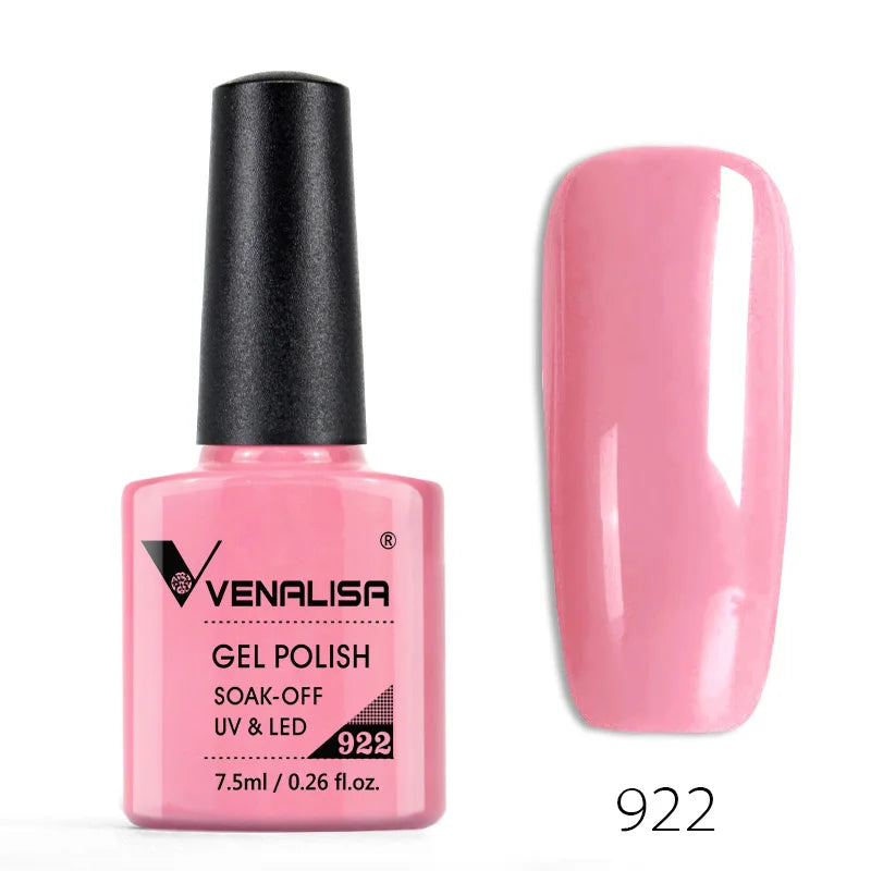 Venalisa Fashion Bling 7.5ml Nude Color Series Soak Off UV LED Nail Gel Polish Cosmetics Nail Manicure Gel Polish Nail Varnish