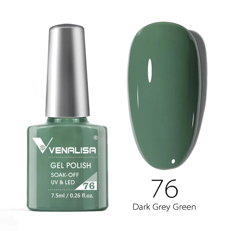 Venalisa Fashion Bling 7.5ml Nude Color Series Soak Off UV LED Nail Gel Polish Cosmetics Nail Manicure Gel Polish Nail Varnish
