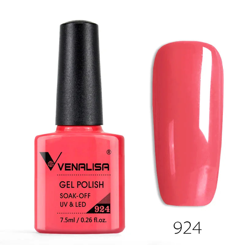 Venalisa Fashion Bling 7.5ml Nude Color Series Soak Off UV LED Nail Gel Polish Cosmetics Nail Manicure Gel Polish Nail Varnish