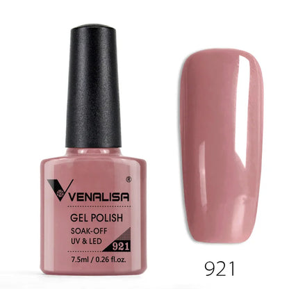 Venalisa Fashion Bling 7.5ml Nude Color Series Soak Off UV LED Nail Gel Polish Cosmetics Nail Manicure Gel Polish Nail Varnish