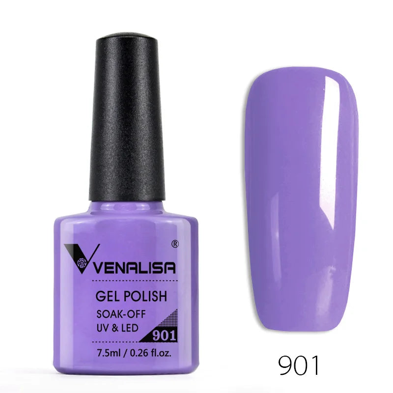 Venalisa Fashion Bling 7.5ml Nude Color Series Soak Off UV LED Nail Gel Polish Cosmetics Nail Manicure Gel Polish Nail Varnish