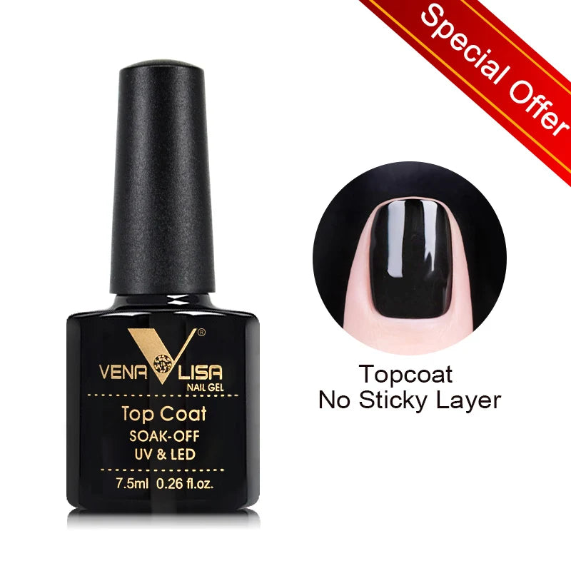 Venalisa Fashion Bling 7.5ml Nude Color Series Soak Off UV LED Nail Gel Polish Cosmetics Nail Manicure Gel Polish Nail Varnish