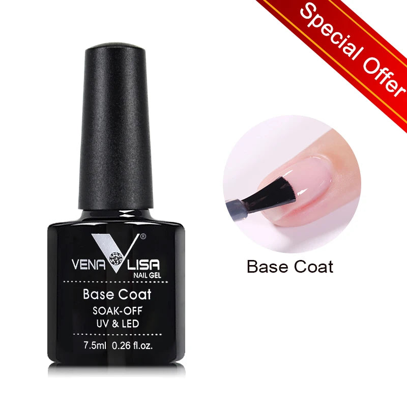 Venalisa Fashion Bling 7.5ml Nude Color Series Soak Off UV LED Nail Gel Polish Cosmetics Nail Manicure Gel Polish Nail Varnish