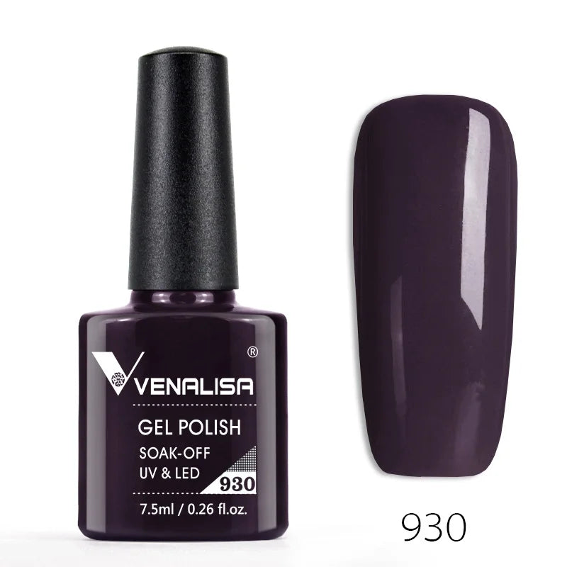 Venalisa Fashion Bling 7.5ml Nude Color Series Soak Off UV LED Nail Gel Polish Cosmetics Nail Manicure Gel Polish Nail Varnish