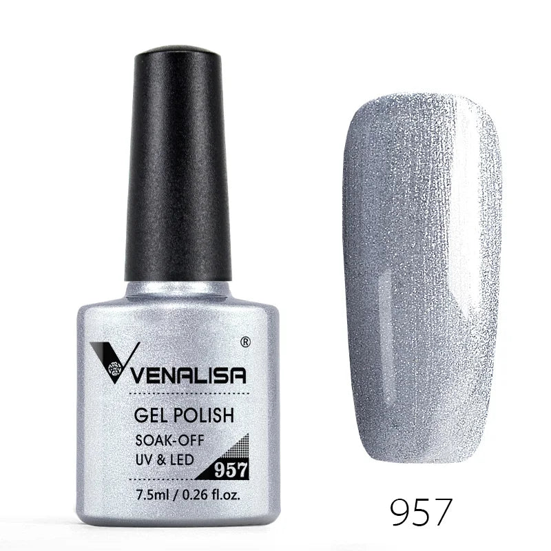 Venalisa Fashion Bling 7.5ml Nude Color Series Soak Off UV LED Nail Gel Polish Cosmetics Nail Manicure Gel Polish Nail Varnish