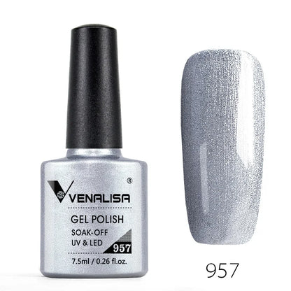 Venalisa Fashion Bling 7.5ml Nude Color Series Soak Off UV LED Nail Gel Polish Cosmetics Nail Manicure Gel Polish Nail Varnish
