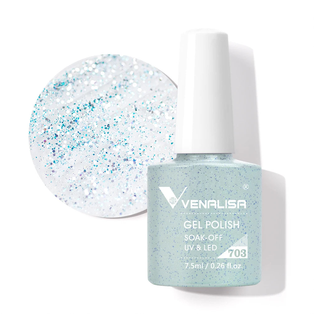 Venalisa Fashion Bling 7.5ml Nude Color Series Soak Off UV LED Nail Gel Polish Cosmetics Nail Manicure Gel Polish Nail Varnish