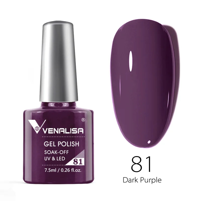 Venalisa Fashion Bling 7.5ml Nude Color Series Soak Off UV LED Nail Gel Polish Cosmetics Nail Manicure Gel Polish Nail Varnish