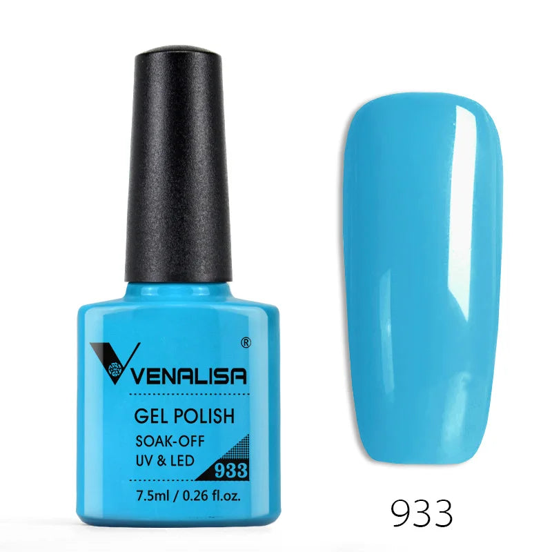 Venalisa Fashion Bling 7.5ml Nude Color Series Soak Off UV LED Nail Gel Polish Cosmetics Nail Manicure Gel Polish Nail Varnish
